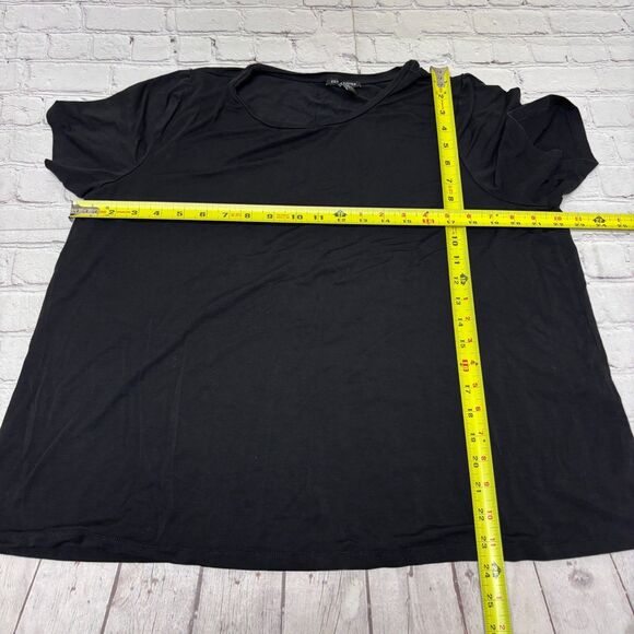 Eileen Fisher Short Sleeve Tee T-Shirt Top XL X-Large Tencel Lyocell C025 -30 - Picture 2 of 14